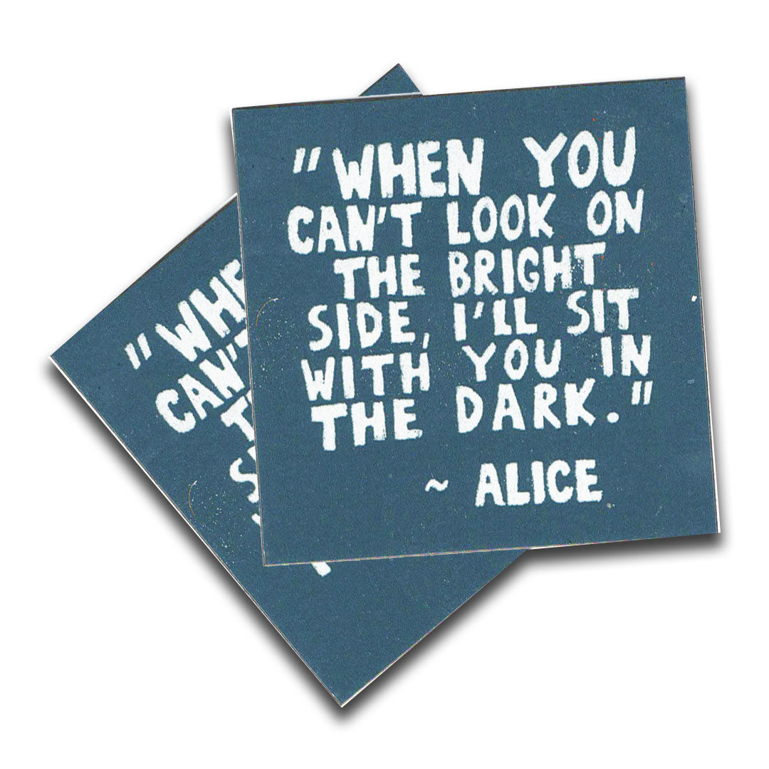 When you can't Look ...