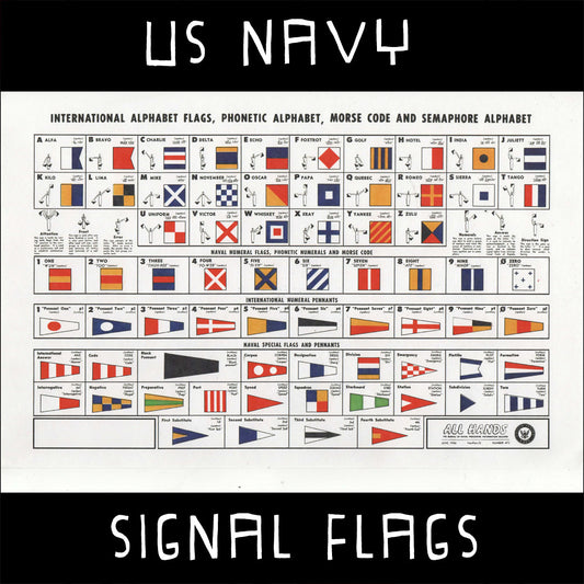 US Navy Signal Flags Chart